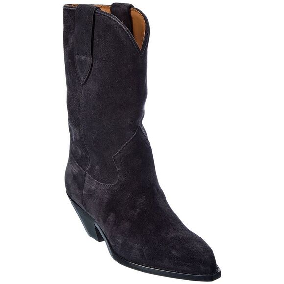 Isabel Marant Dahope Suede Bootie, Black - Picture 1 of 5